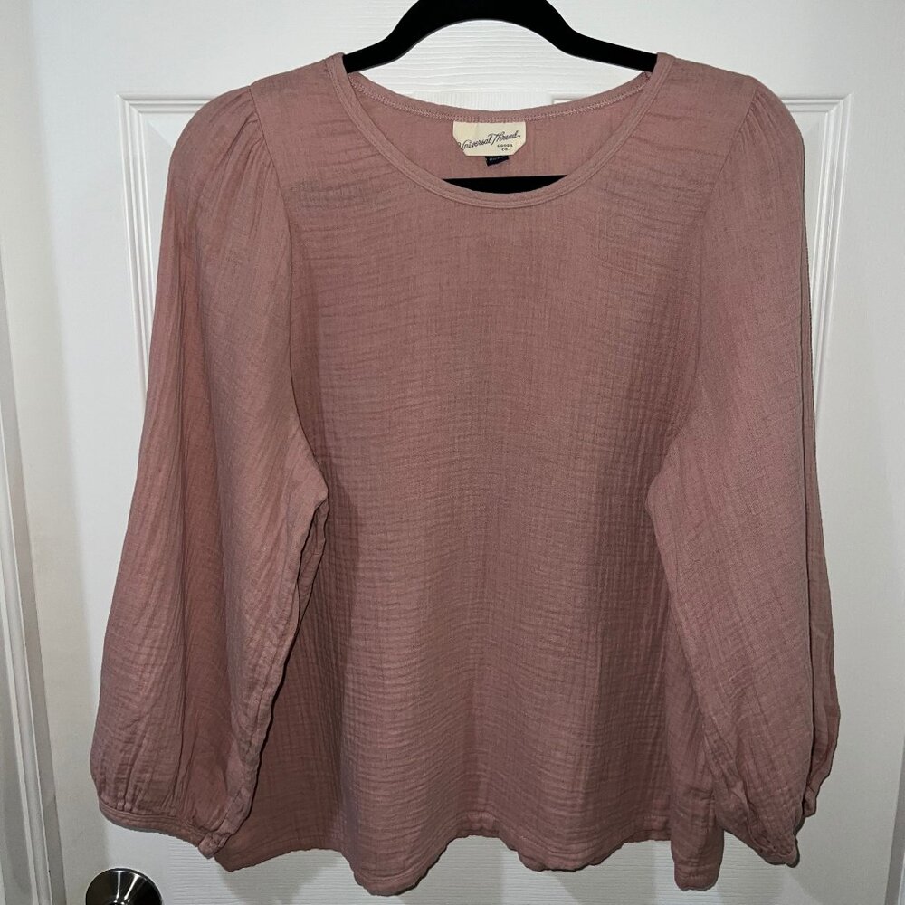 Universal Threads - Dusty Pink Puff/Long Sleeve Shirt (L)